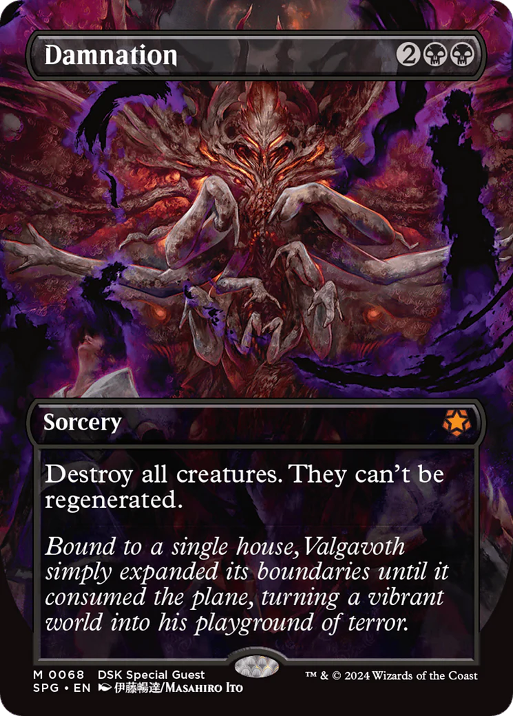 Damnation (Borderless) (SPG-068)  Foil - Special Guests