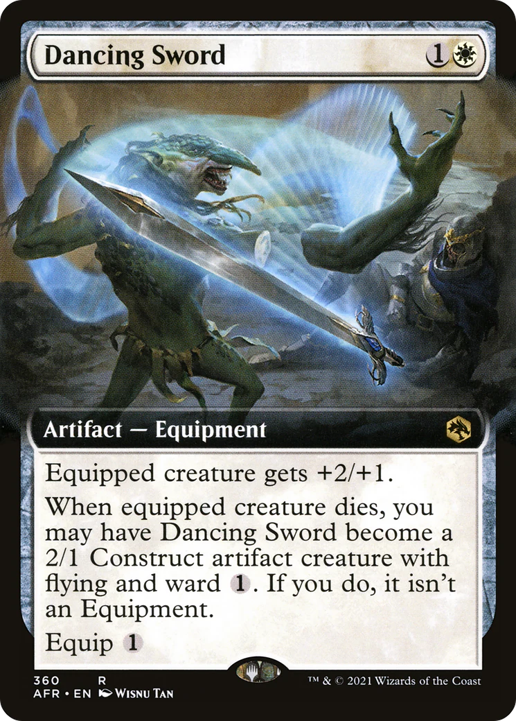 Dancing Sword (Extended Art) (AFR-360)  Foil - Adventures in the Forgotten Realms: (Extended Art)
