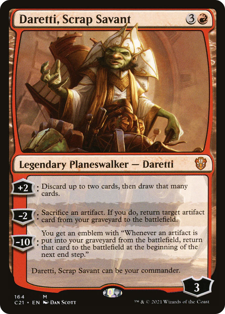 Daretti, Scrap Savant (C21-164)  - Commander 2021
