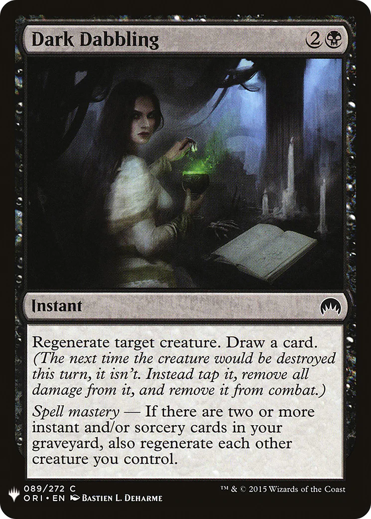 Dark Dabbling (LIST-089)  - The List