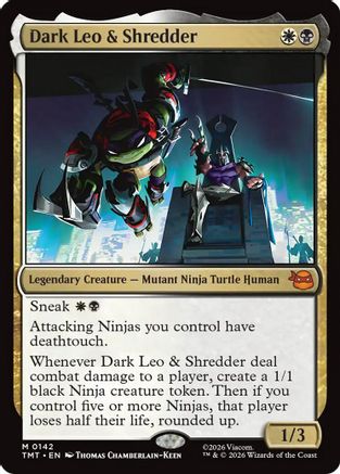 Dark Leo & Shredder (TMT-142)  - Teenage Mutant Ninja Turtles
