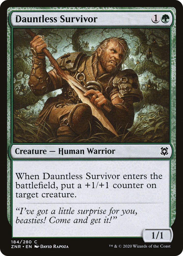 Dauntless Survivor (ZNR-184)  - Zendikar Rising