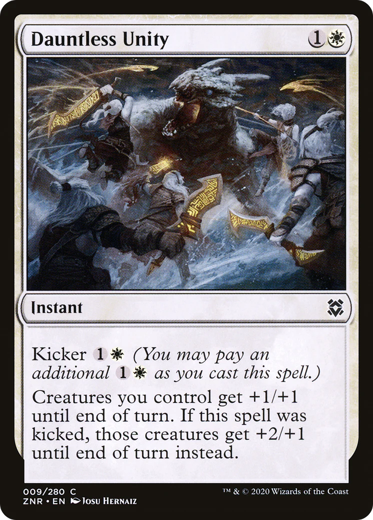 Dauntless Unity (ZNR-009) Foil - Zendikar Rising