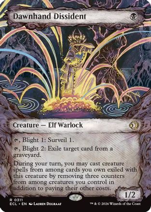 Dawnhand Dissident (Showcase) (ECL-311) Foil - Lorwyn Eclipsed