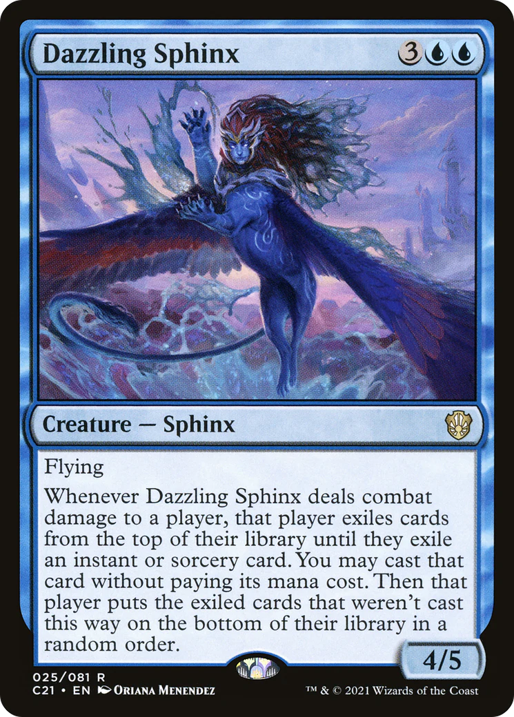 Dazzling Sphinx (C21-025)  - Commander 2021
