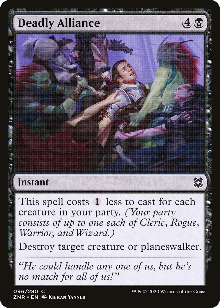 Deadly Alliance (ZNR-096)  Foil - Zendikar Rising