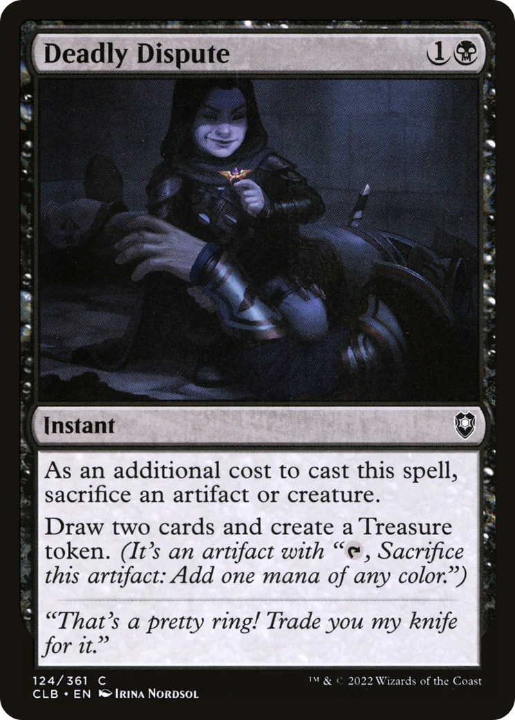 Deadly Dispute (CLB-124) Foil - Commander Legends: Battle for Baldur's Gate