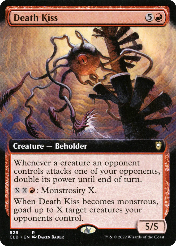 Death Kiss (Extended Art) (CLB-629)  - Commander Legends: Battle for Baldur's Gate: (Extended Art)