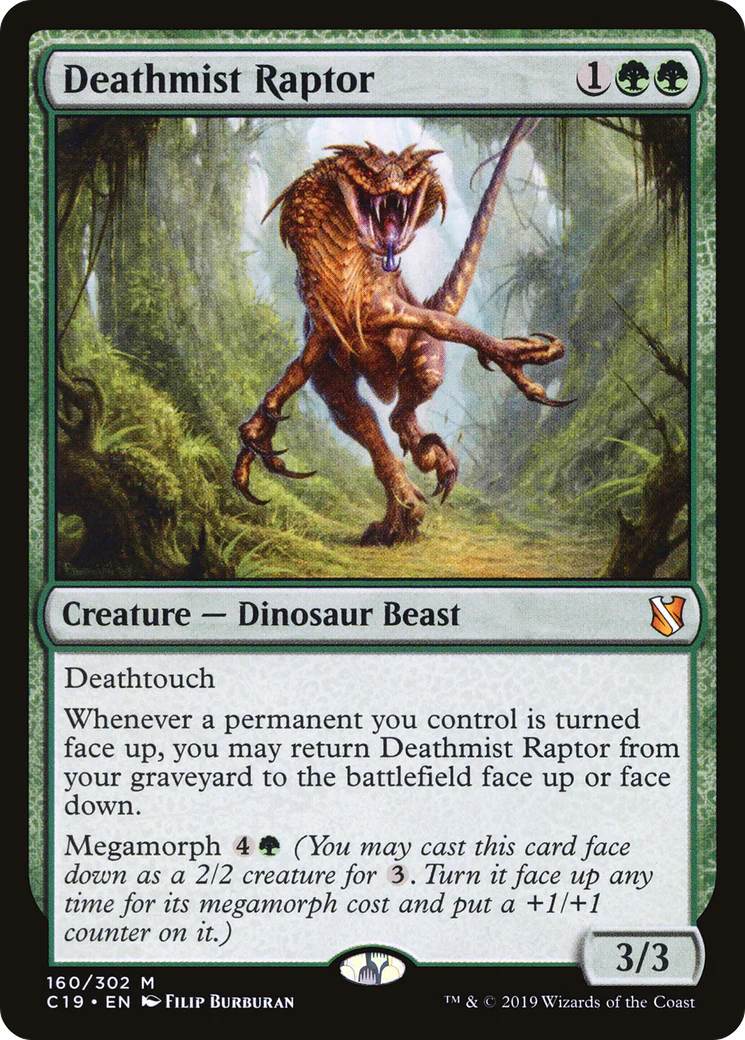 Deathmist Raptor (C19-160)  - Commander 2019