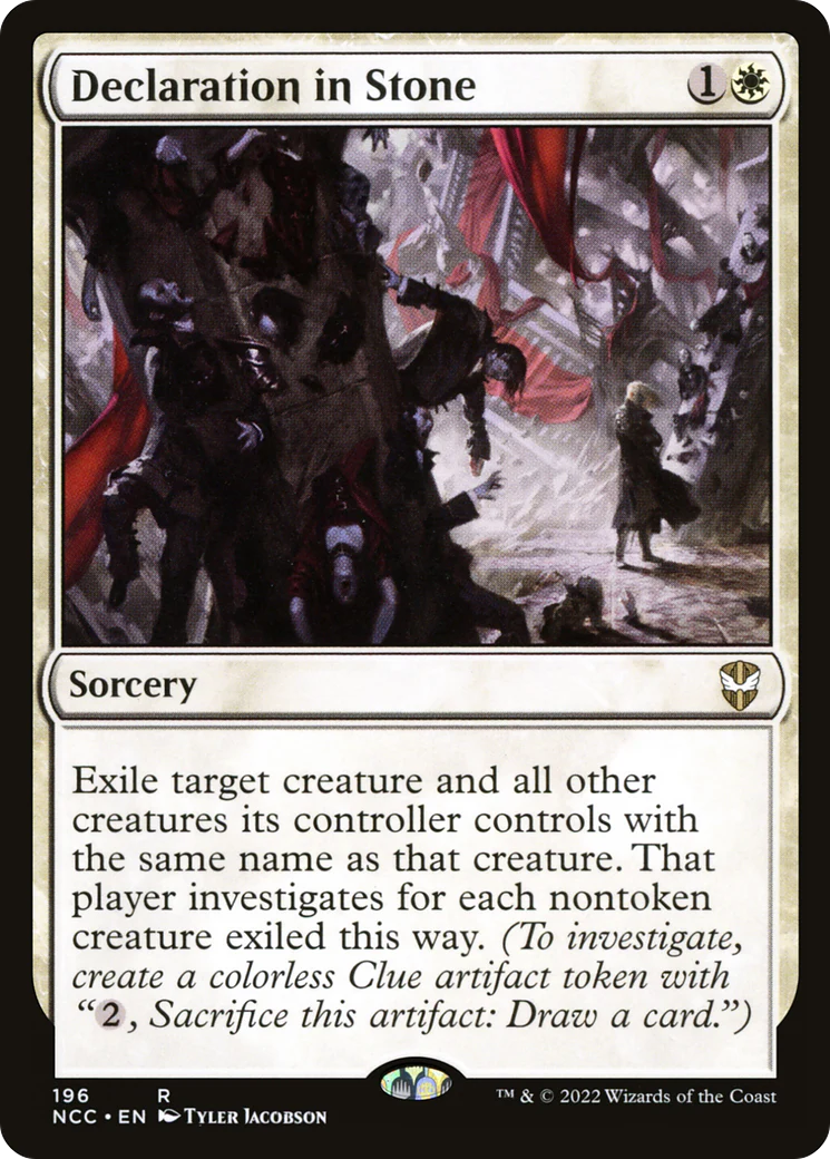 Declaration in Stone (NCC-196)  - New Capenna Commander