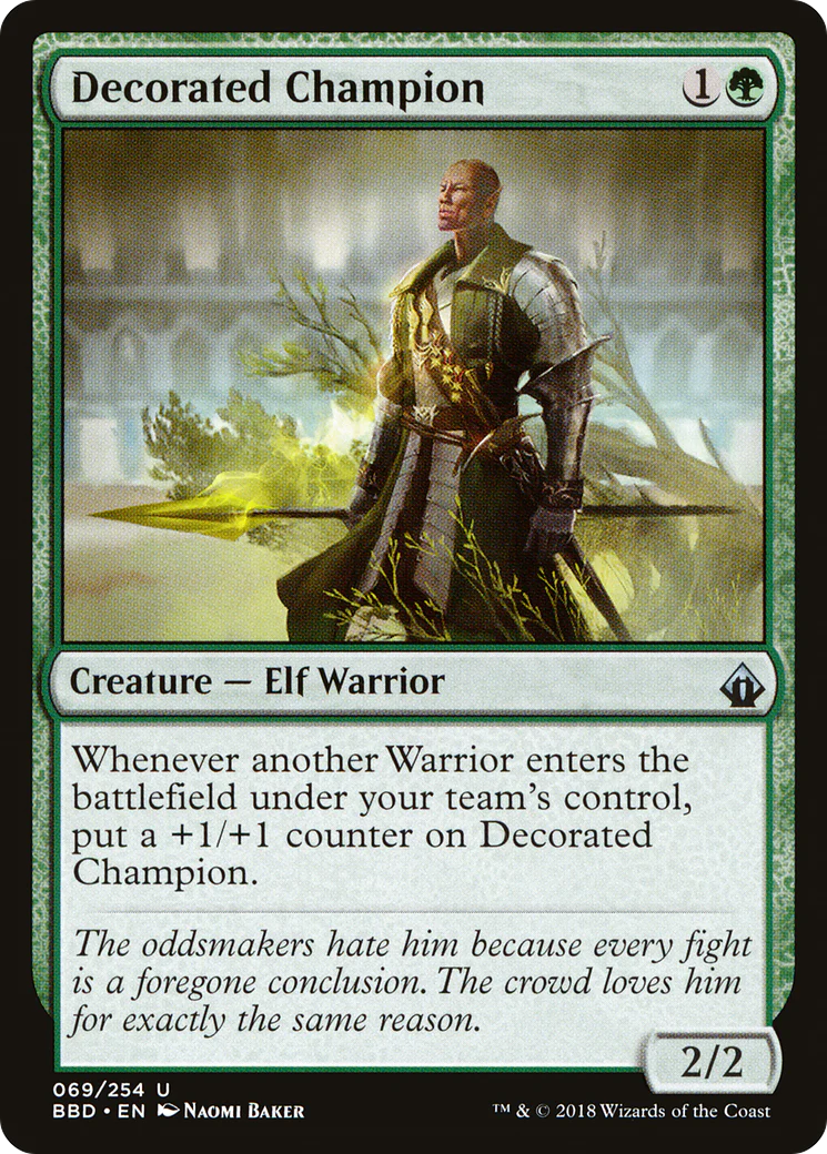 Decorated Champion (BBD-069)  Foil - Battlebond