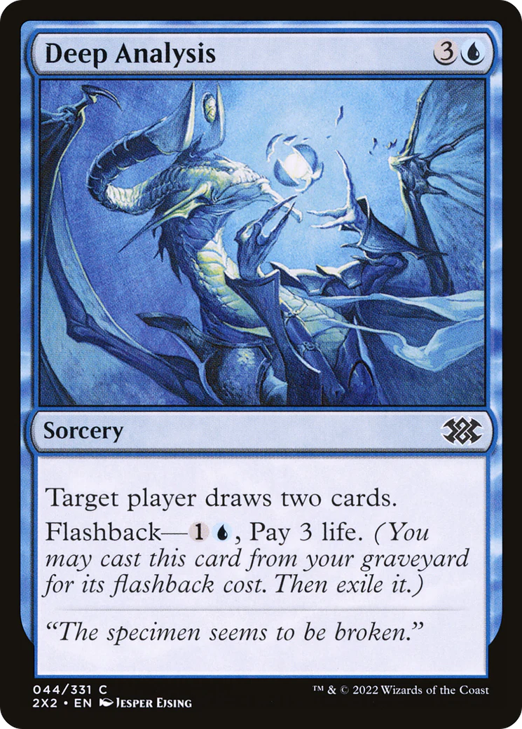 Deep Analysis (2X2-044)  Foil - Double Masters 2022