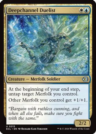 Deepchannel Duelist (ECL-213) Foil - Lorwyn Eclipsed