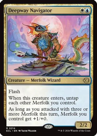 Deepway Navigator (ECL-214)  Foil - Lorwyn Eclipsed