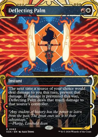 Deflecting Palm (SOA-063)  Foil - Secrets of Strixhaven: Mystical Archive