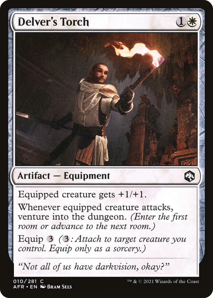 Delver's Torch (AFR-010)  Foil - Adventures in the Forgotten Realms