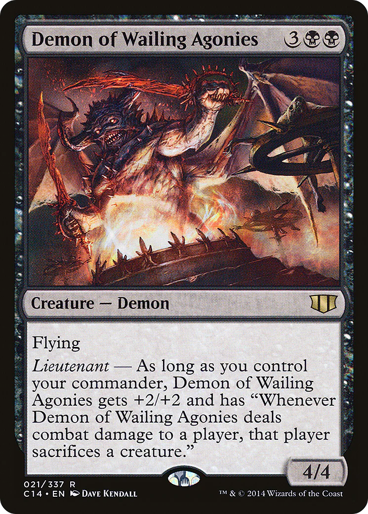 Demon of Wailing Agonies (C14-021)  - Commander 2014