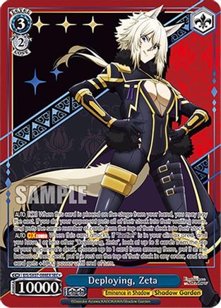 Deploying, Zeta (SEC+) (EIS/SX07-088EX+) - The Eminence in Shadow