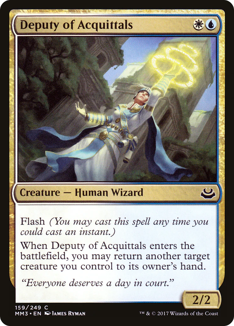 Deputy of Acquittals (MM3-159) Foil - Modern Masters 2017