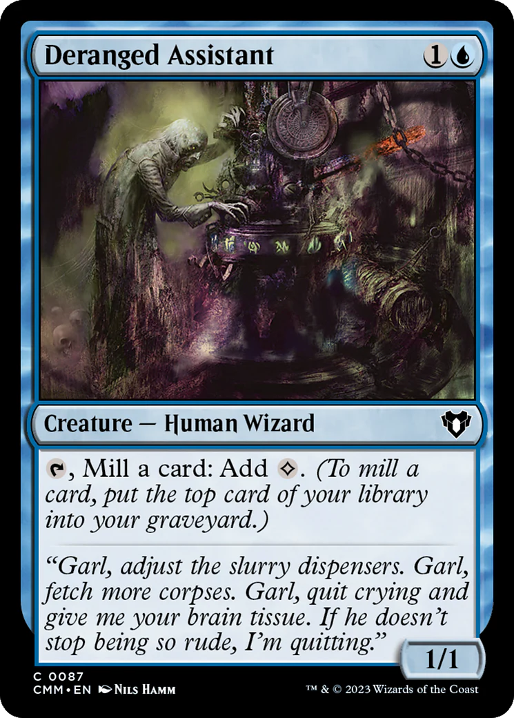 Deranged Assistant (CMM-087)  - Commander Masters