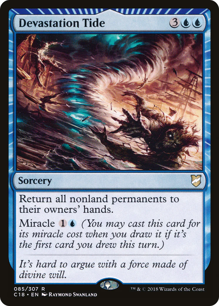 Devastation Tide (C18-085)  - Commander 2018: (miracle)