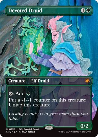 Devoted Druid (Borderless) (SPG-138)  - Special Guests