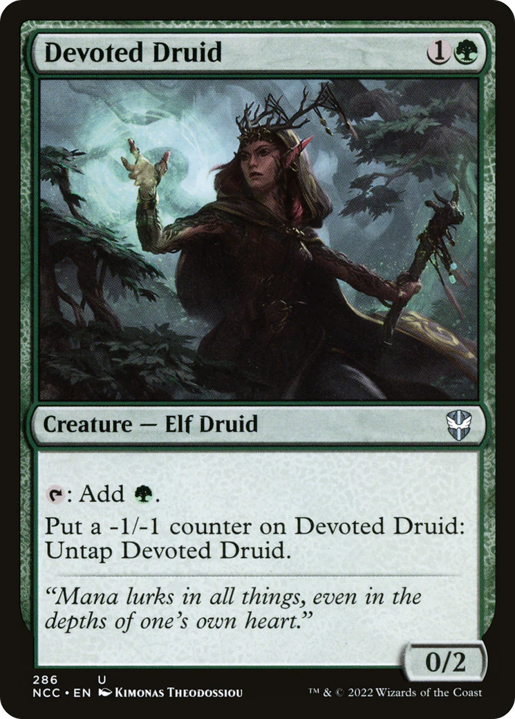 Devoted Druid (NCC-286)  - New Capenna Commander