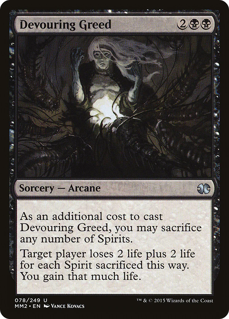 Devouring Greed (MM2-078)  - Modern Masters 2015