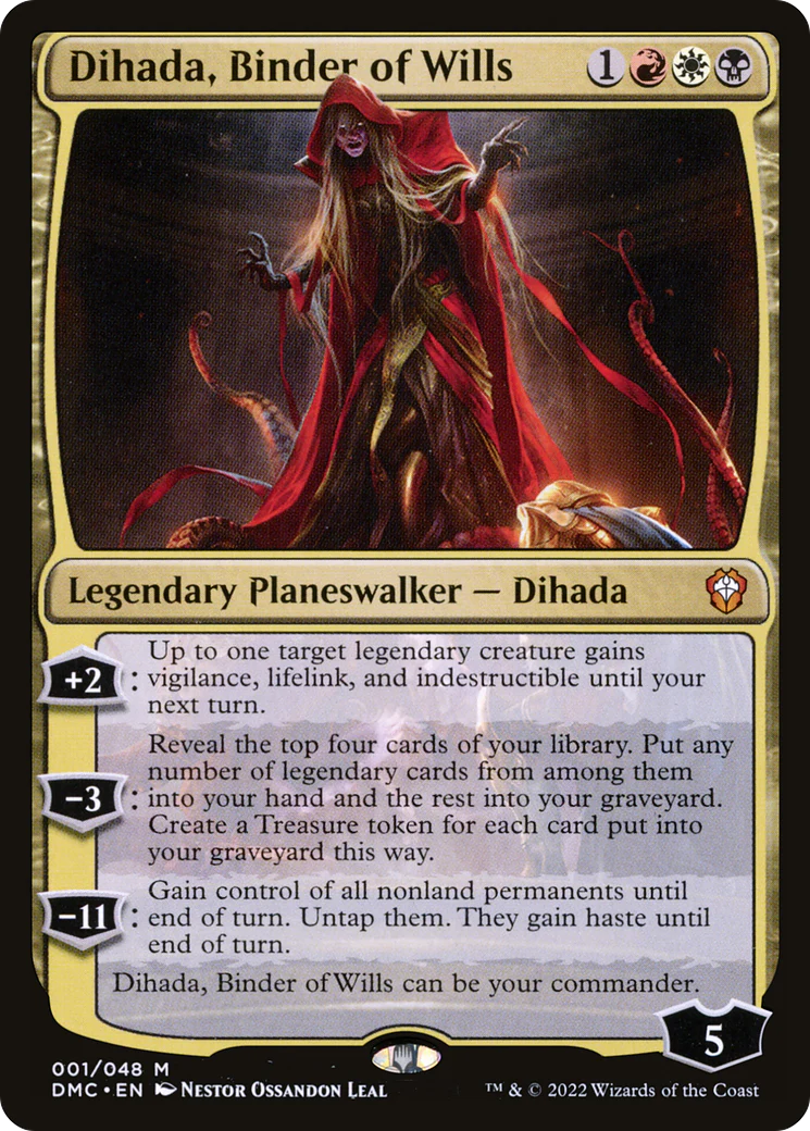 Dihada, Binder of Wills (DMC-001)  Foil - Dominaria United Commander