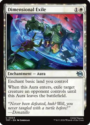 Dimensional Exile (TMT-004)  Foil - Teenage Mutant Ninja Turtles