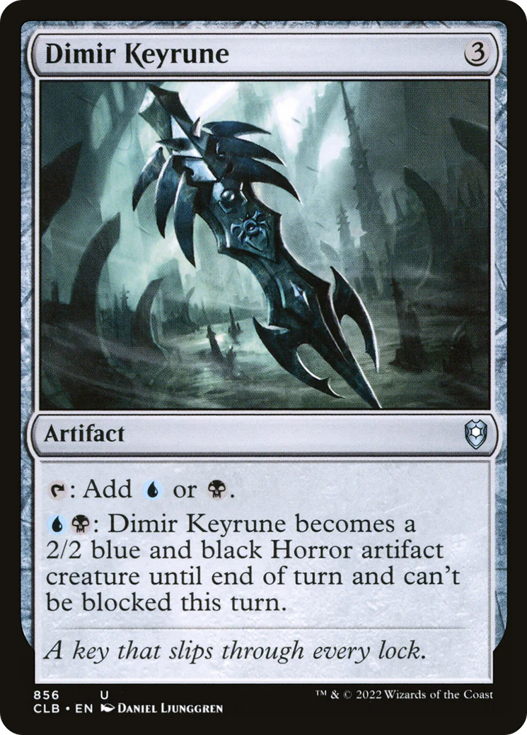 Dimir Keyrune (CLB-856)  - Commander Legends: Battle for Baldur's Gate