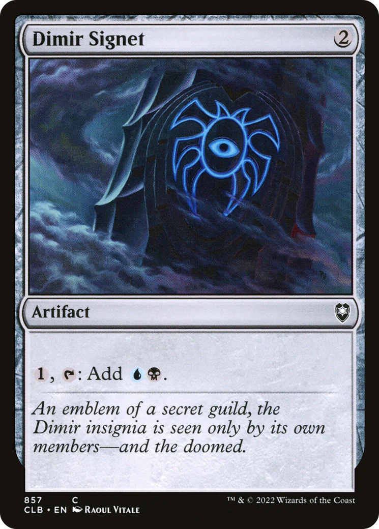 Dimir Signet (CLB-857)  - Commander Legends: Battle for Baldur's Gate