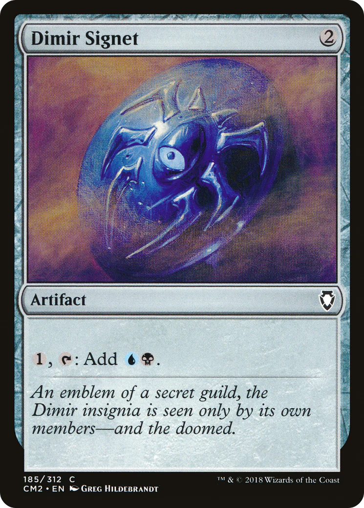 Dimir Signet (CM2-185)  - Commander Anthology Volume II
