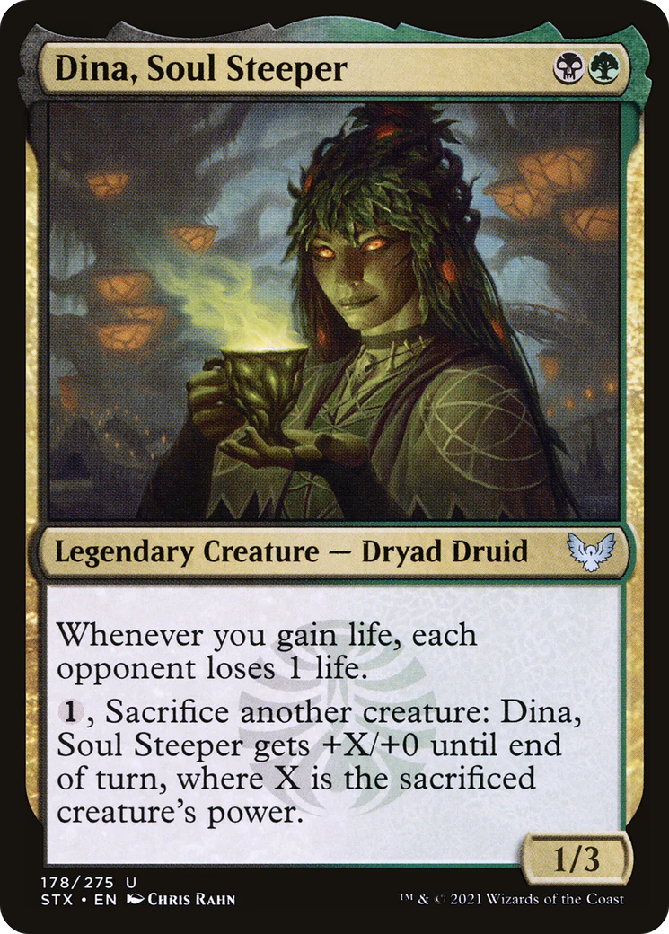 Dina, Soul Steeper (STX-178)  Foil - Strixhaven: School of Mages