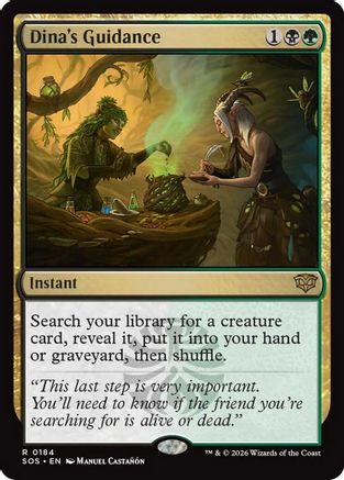 Dina's Guidance (SOS-184)  - Secrets of Strixhaven