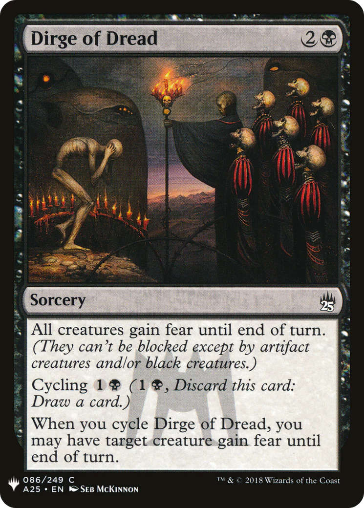 Dirge of Dread (LIST-086)  - The List
