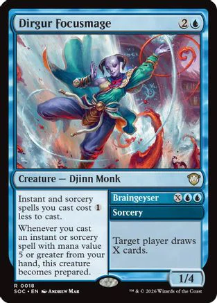 Dirgur Focusmage (SOC-018)  - Commander: Secrets of Strixhaven