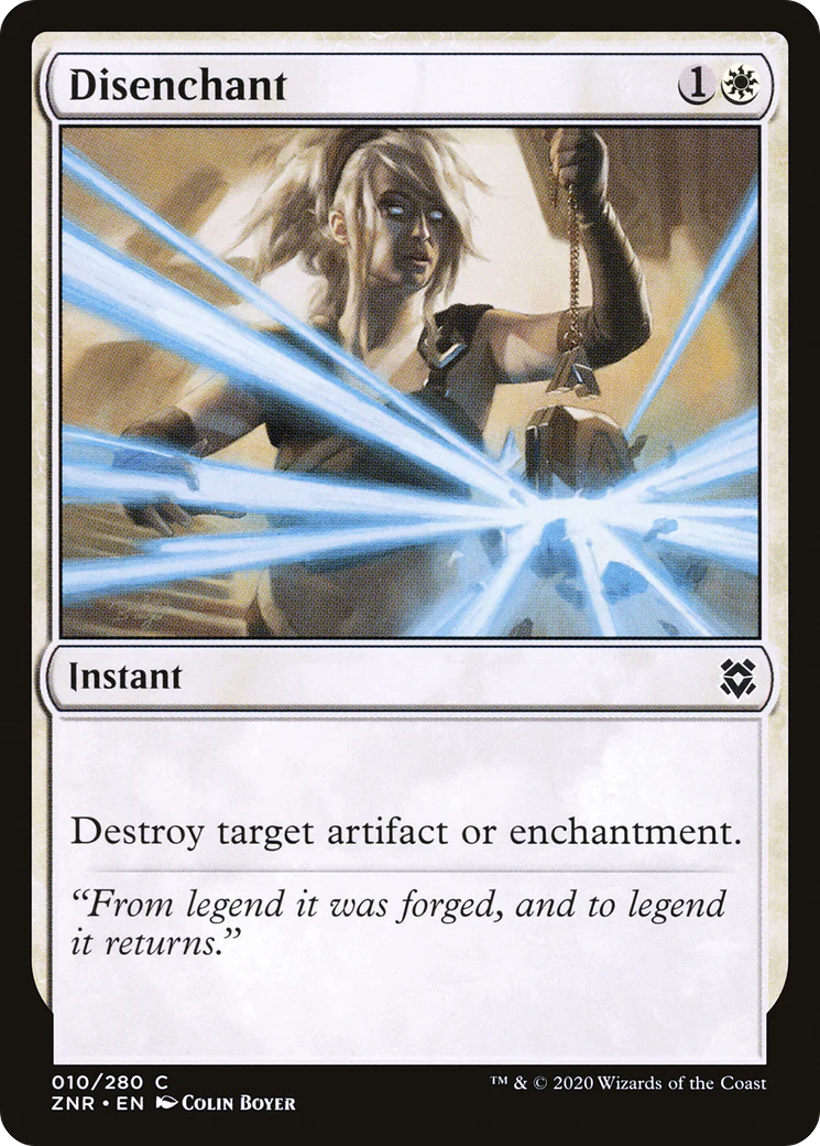 Disenchant (ZNR-010)  Foil - Zendikar Rising
