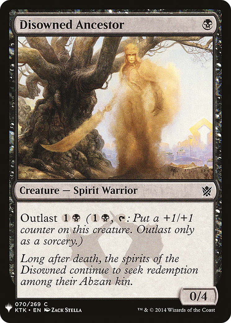 Disowned Ancestor (LIST-KTK-70)  - The List