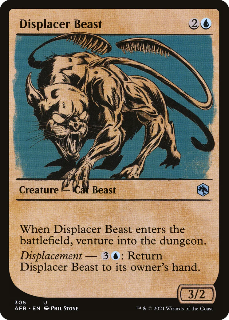 Displacer Beast (Showcase) (AFR-305)  - Adventures in the Forgotten Realms: (Showcase)
