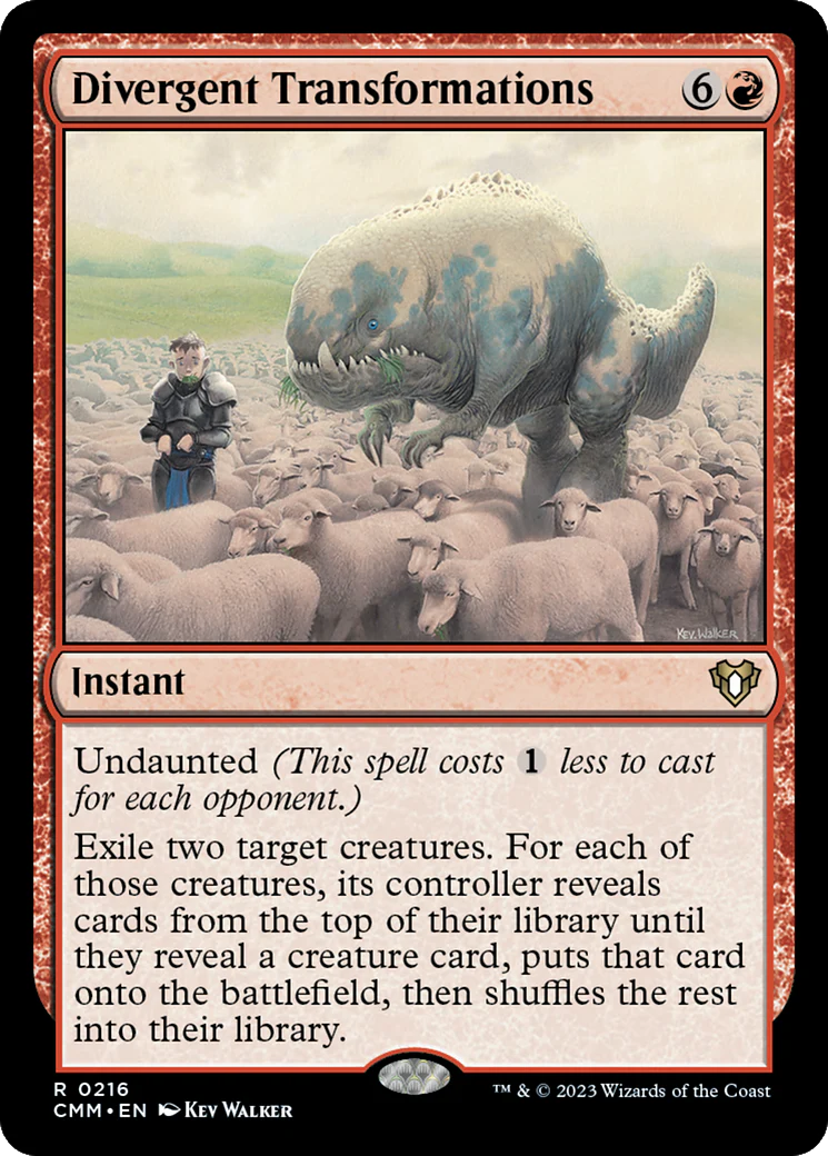 Divergent Transformations (CMM-216) - Commander Masters