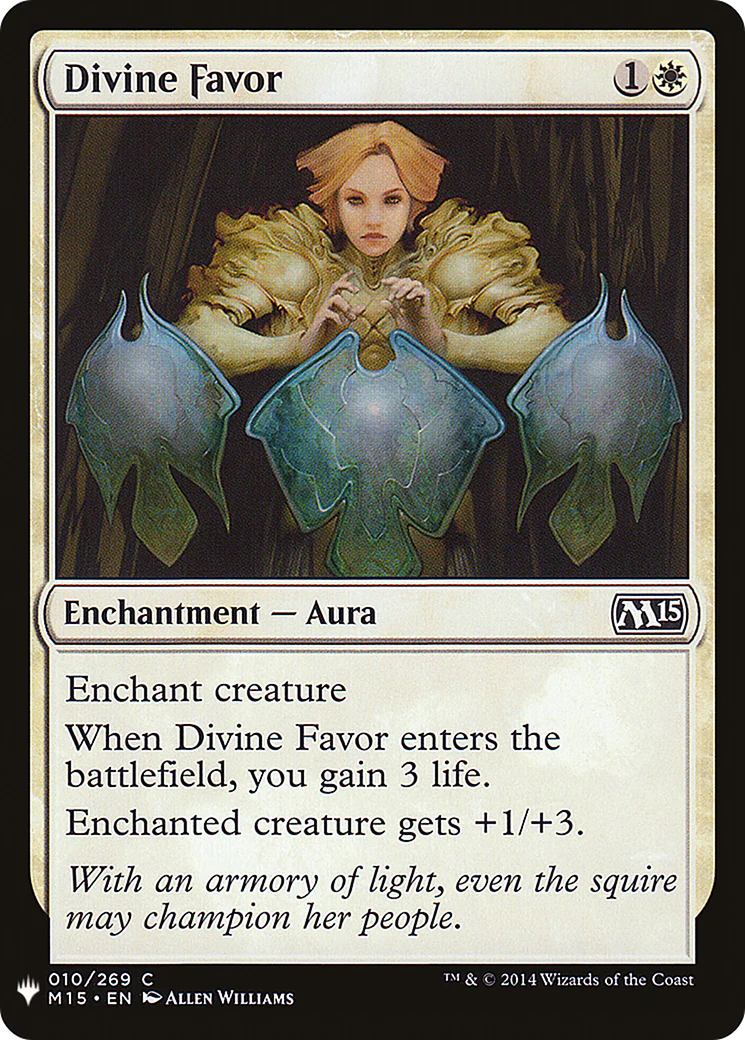 Divine Favor (LIST-M15-10)  - The List