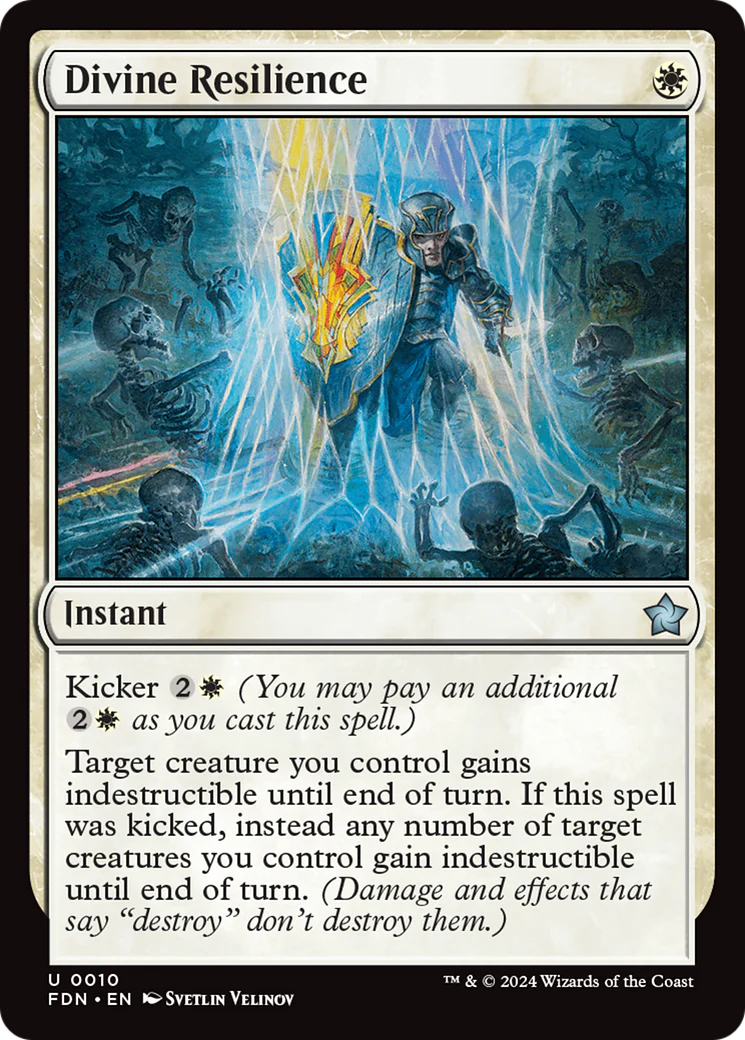 Divine Resilience (FDN-010)  Foil - Foundations