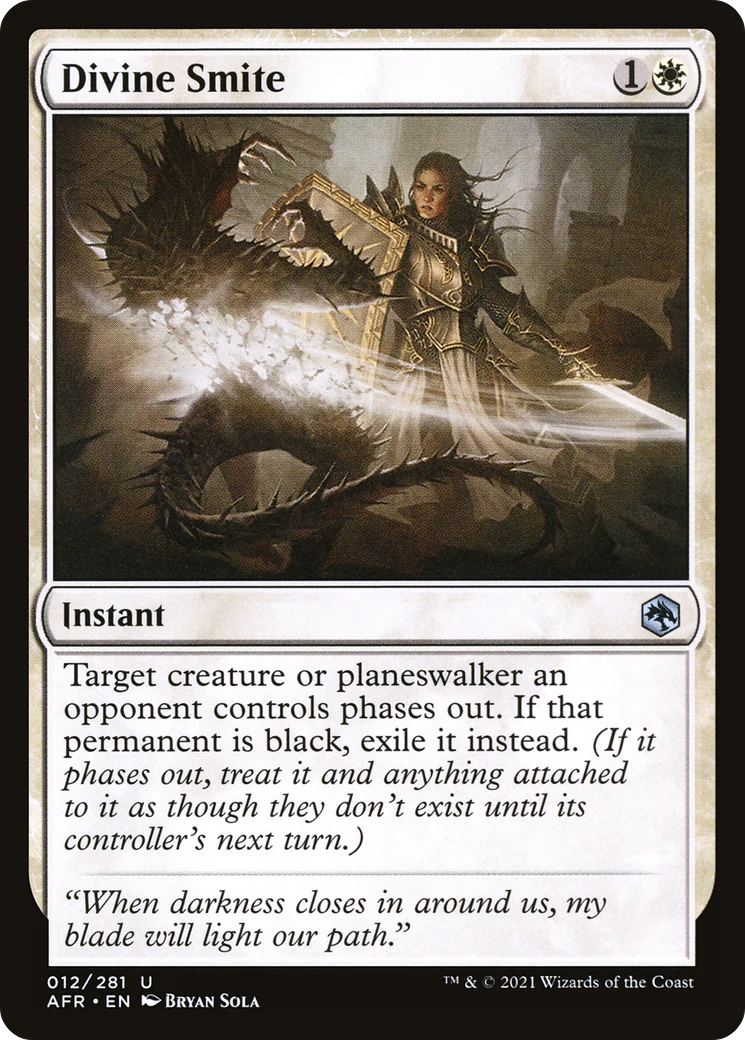 Divine Smite (AFR-012)  Foil - Adventures in the Forgotten Realms