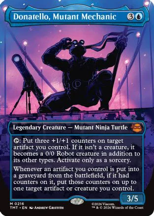 Donatello, Mutant Mechanic (Borderless) (TMT-216)  - Teenage Mutant Ninja Turtles
