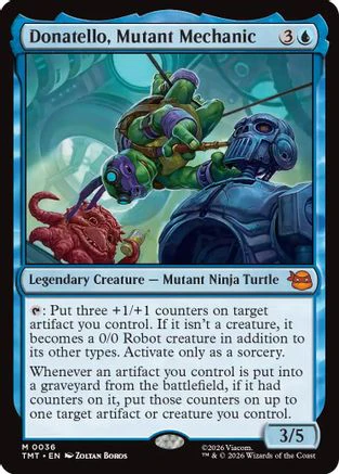 Donatello, Mutant Mechanic (TMT-036)  Foil - Teenage Mutant Ninja Turtles