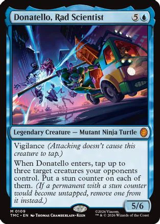 Donatello, Rad Scientist (TMC-109)  - Commander: Teenage Mutant Ninja Turtles