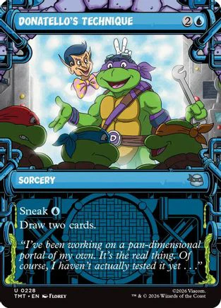 Donatello's Technique (Showcase) (TMT-228)  - Teenage Mutant Ninja Turtles