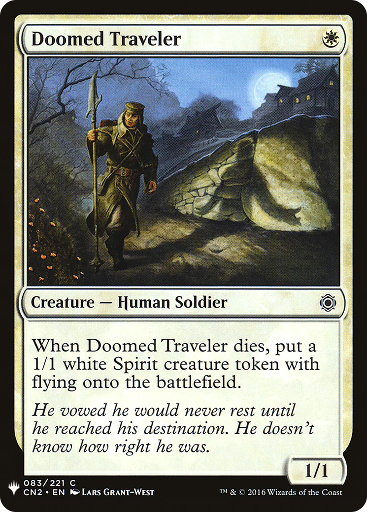 Doomed Traveler (CN2) (LIST-083)  - The List