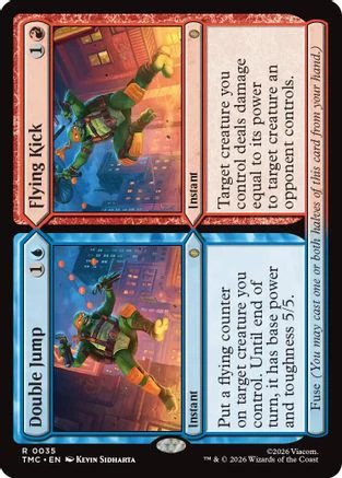 Double Jump // Flying Kick (TMC-035) - Commander: Teenage Mutant Ninja Turtles